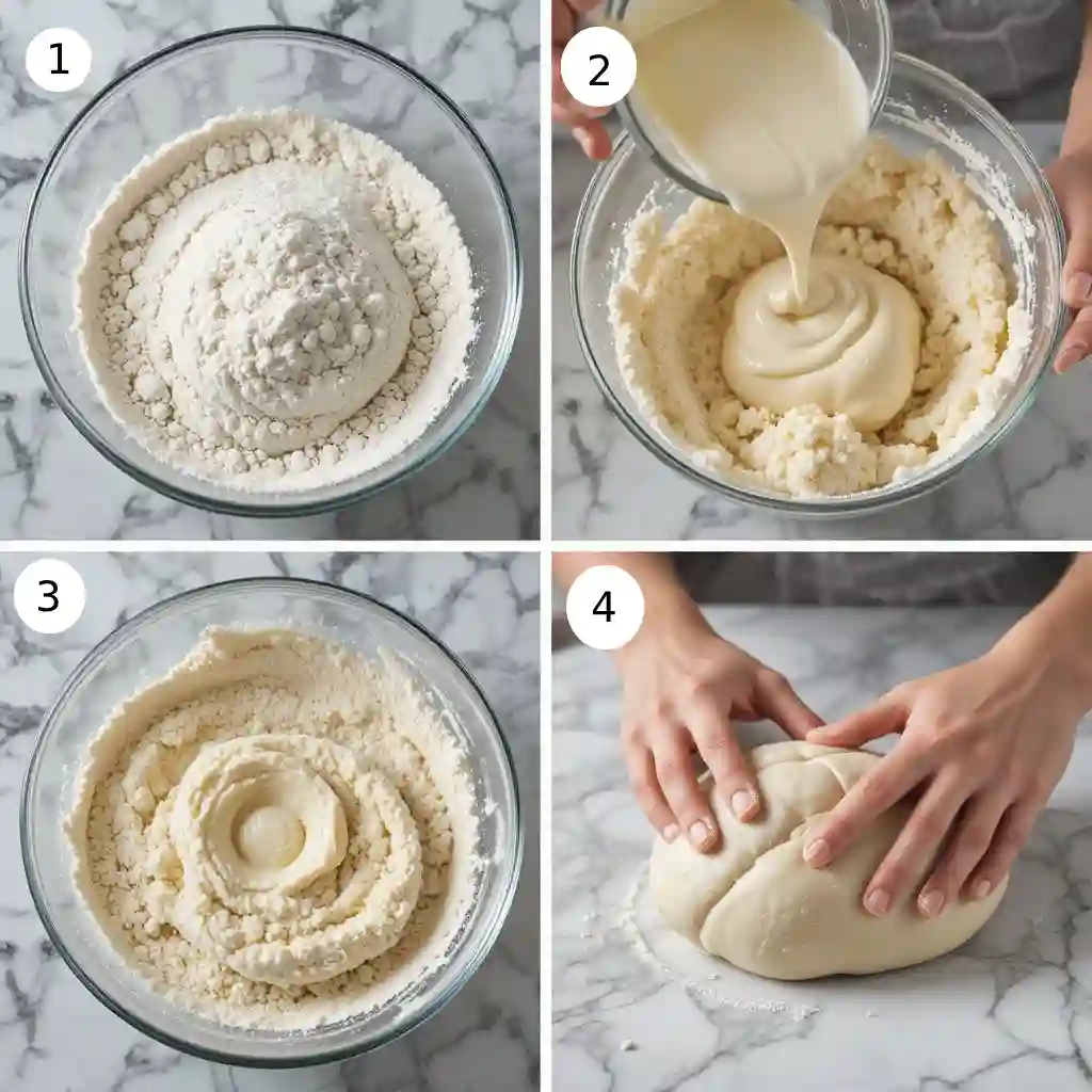 GREEK YOGURT PROTEIN BAGELS step by step