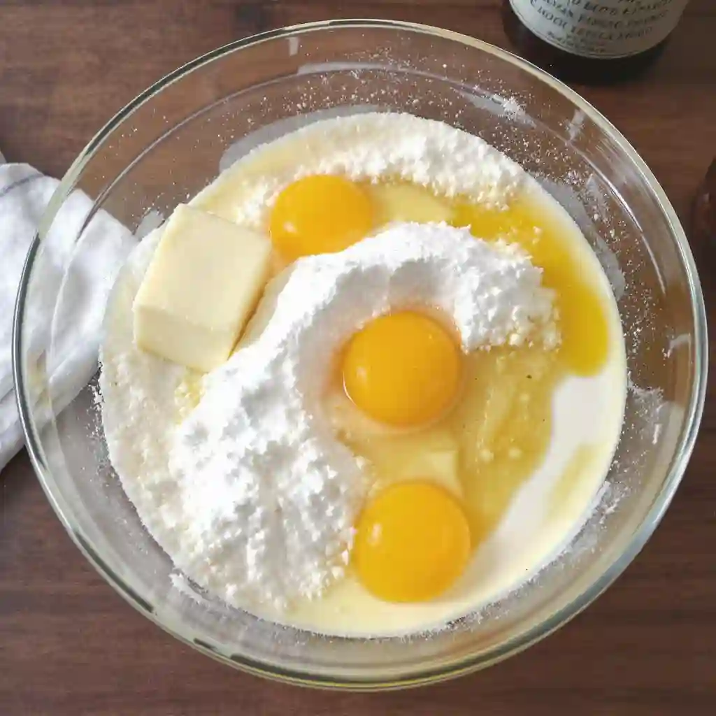 Plain Scones Ingredients mix