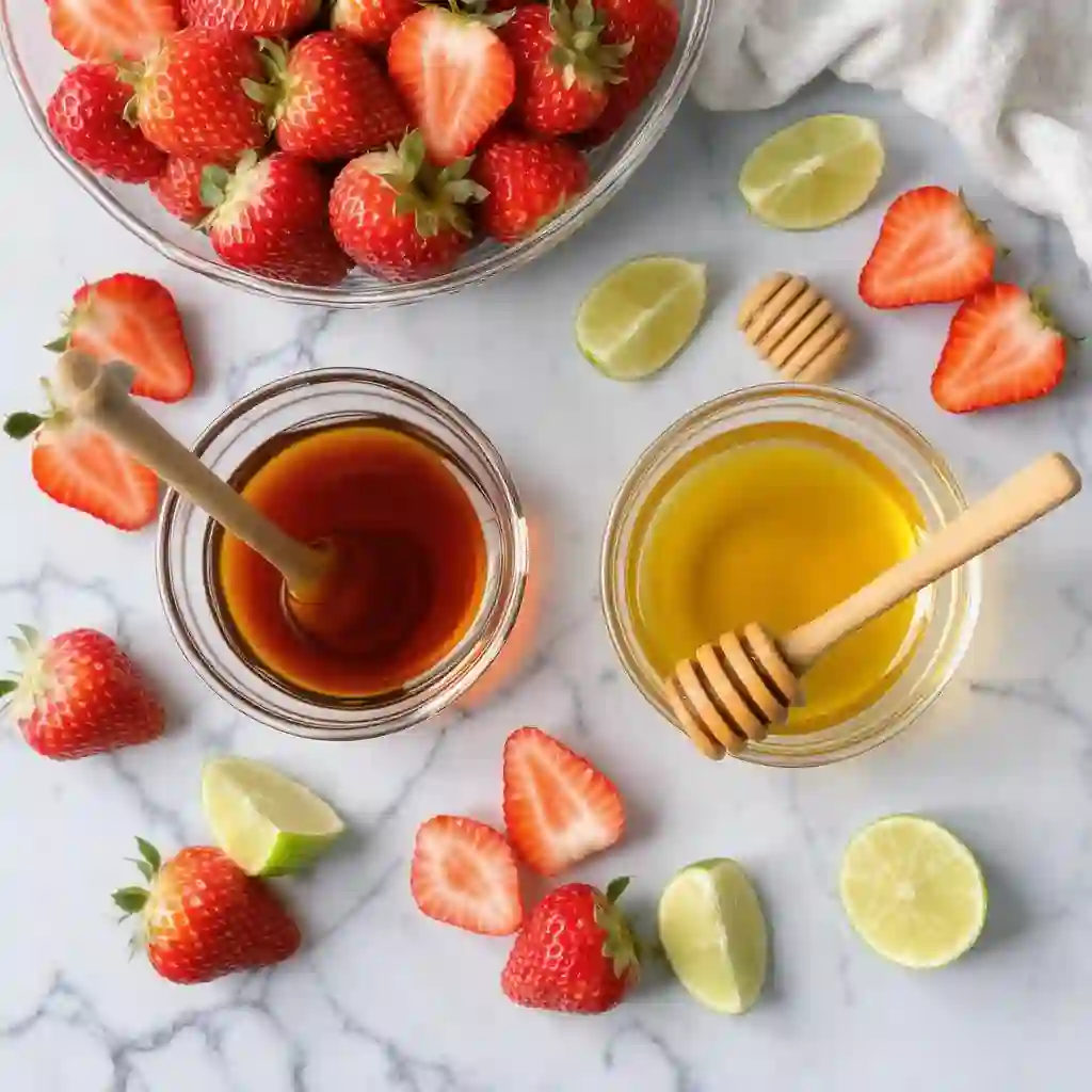 Variety of Sweeteners Strawberry Daiquiri Mocktail s
