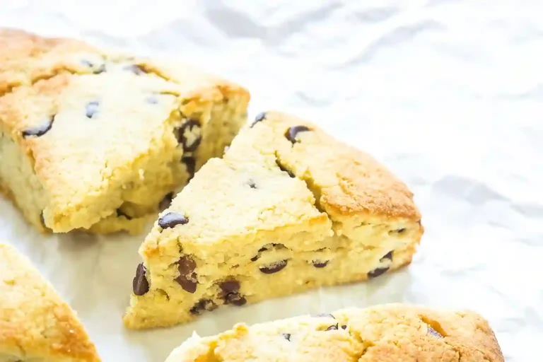 keto scones with almond flour and lemon zest