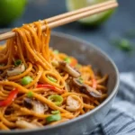 gochujang noodles recipe card