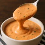 Whisk mixing Big Mac sauce in a bowl