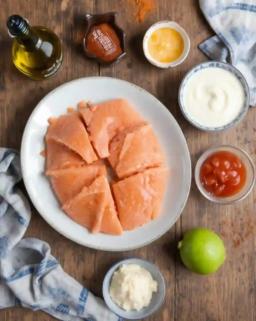 Bang Bang Salmon ingredients