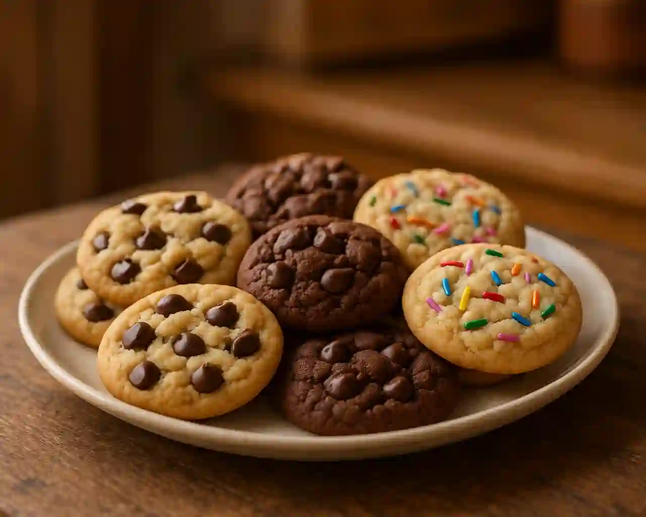 Soft and chewy pudding cookies three ways