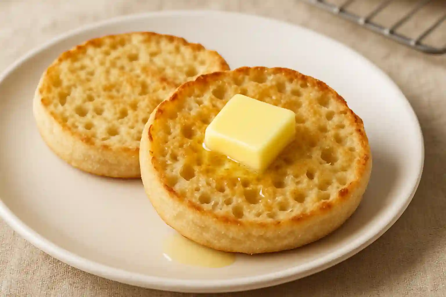 Buttered English Muffin_keto english muffin