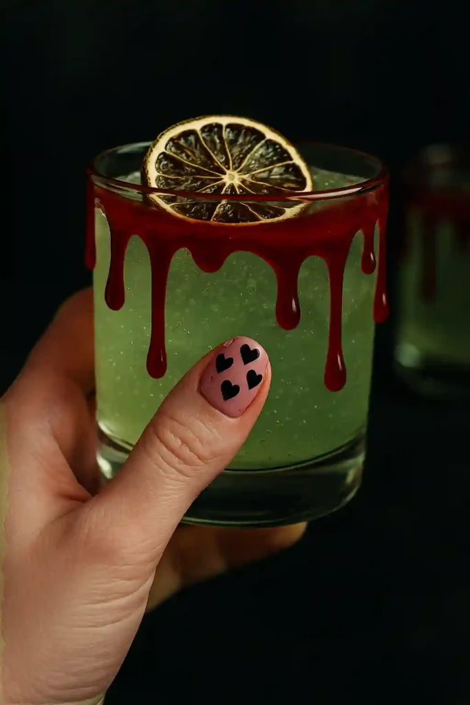 Bloody halloween margarita Gothic Cocktail Elegance