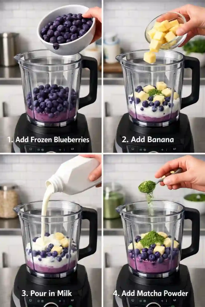 Preparing the Akkermansia-boosting gut drink by blending prebiotic fiber, collagen peptides, and antioxidant-rich superfoods